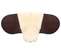 Bareback riding pad PREMIUM PLUS XH Poney Brown / Brown / Natural