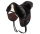 Bareback riding pad PREMIUM PLUS XH Poney Brown / Brown / Natural