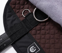 Bareback lambskin riding pad BASIC PLUS Shetland Brown /...