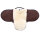 Bareback lambskin riding pad BASIC PLUS Pony Brown / Brown / Natural