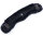 Mondgurt aus Lammfell 50 cm-Schwarz / Antthrazit