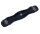 Konturgurt aus Lammfell Schwarz / Anthrazit 65 cm