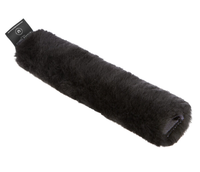 Fourreau De Muserolle En Peau De Mouton BR - Protection Anti-Frottements & Points De Pression Pour Cheval - Confort & Facile à Fixer