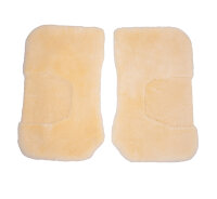 FPS WESTERN - Lammfell Dressurschabracke Braun & Natur M