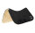 Anatomic Western Pad 20 mm Lambskin Black Black & Natural 70 cm x 75 cm = 28 x 30"