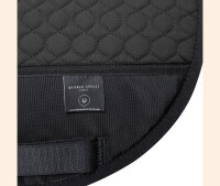 CHAMP D Lambskin Numnah Dressage Black & Natural Full Black & Natural