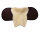 CHAMP D Tapis Dressage en Mouton Véritable Marron & Naturel Cheval Marron  Naturel