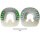 Duplo Un-Clipped Horseshoes Single Price (One Single Duplo) Extra (green) - OVAL 138 mm