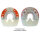 Duplo Ferrures Composite sans Pinçons Prix de paire (Deux Duplos) Standard (orange) - RONDE 106 mm