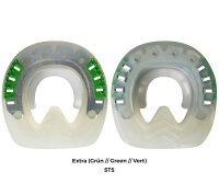 Duplo Un-Clipped Horseshoes Pair price (Two Duplos) Standard (in orange) - OVAL 114 mm
