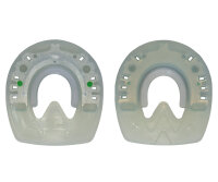 Duplo Ferrures Composite Nailless - Sans Clous Prix de paire (Deux Duplos) Standard (orange) OVALE 114 mm