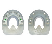 Duplo Ferrures Composite Nailless - Sans Clous Prix de paire (Deux Duplos) Standard (orange) OVALE 114 mm