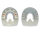 Duplo Ferrures Composite Nailless - Sans Clous Prix de paire (Deux Duplos) Standard (orange) OVALE 130 mm