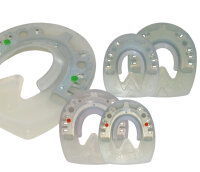 Duplo-Beschläge Nailless Paarpreis (Zwei Duplos) Extra (grün) RUND 126 mm