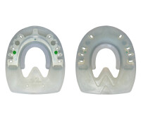 Duplo-Beschläge Nailless Paarpreis (Zwei Duplos) Extra (grün) RUND 130 mm