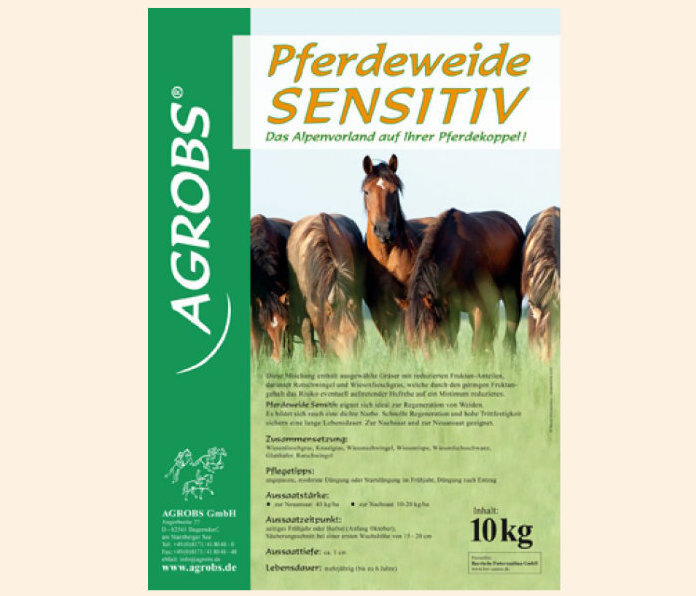 AGROBS® Pferdeweide Sensitiv • Semences pour pâturage spéciale Chevaux Sensibles