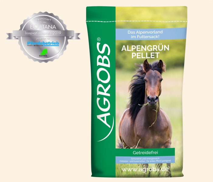 AGROBS® AlpenGrün Pellet • Sans céréales Sac de papier 20 kg