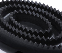 Brosse pour peau dagneau Noir