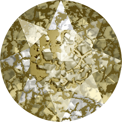 103 - Crystal Gold Patina 001GOLPA