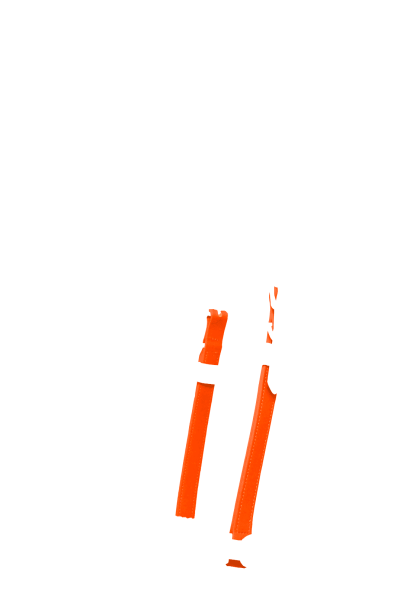 Orange fluo - Attention les couleurs fluo peuvent déteindre