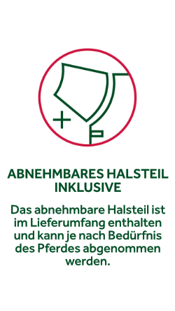 Abnehmbares Halsteil